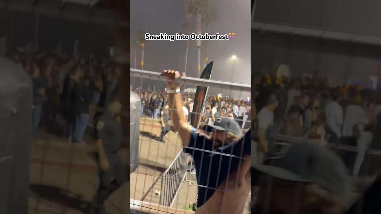 POV Sneaking into a Music Festival 