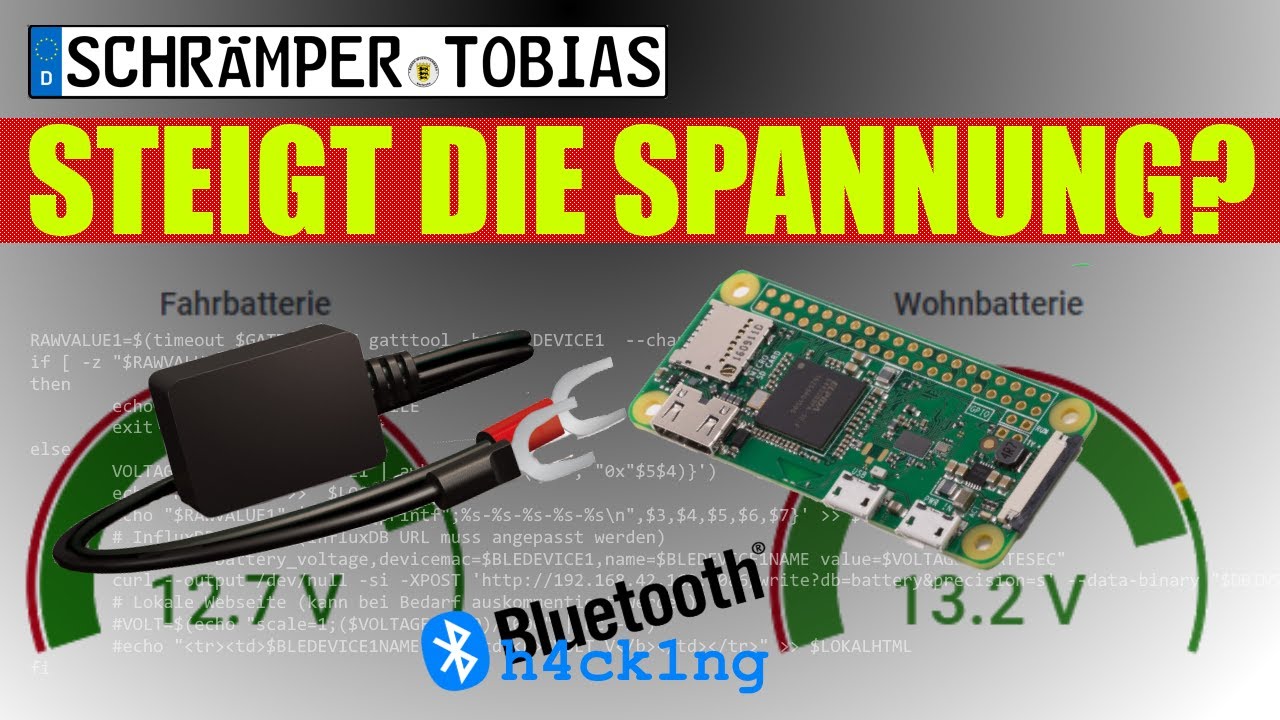 Schrämper Tobias: Batterieüberwachung mit Bluetooth Low Energy Battery-Guard und Raspberry Pi