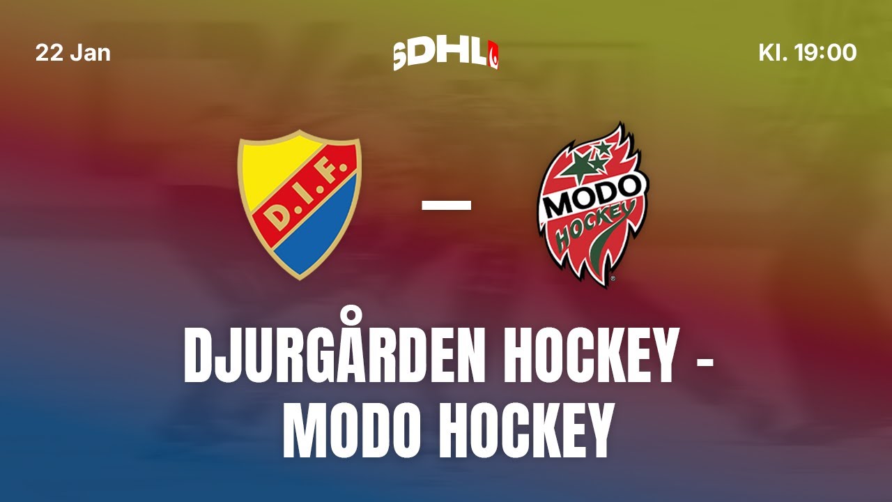 SDHL: Djurgården Hockey - MoDo Hockey | Hovet | Säsong 25/26