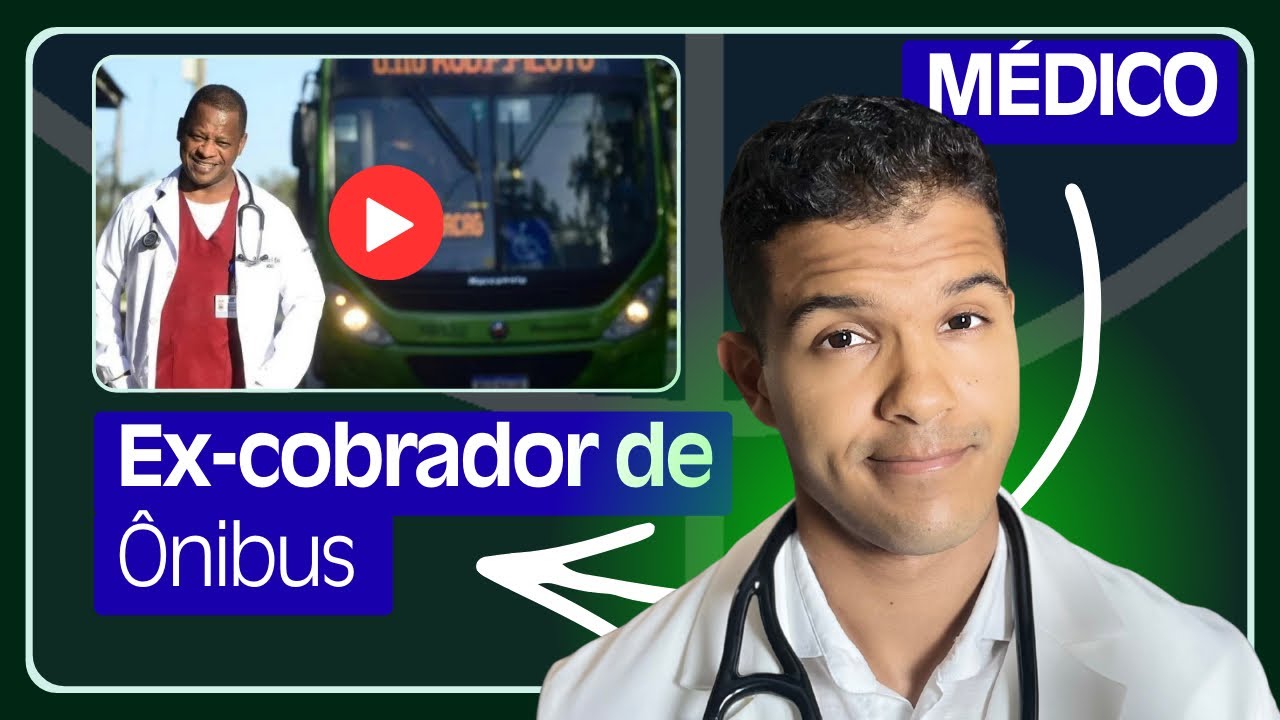Ex-cobrador de ônibus vira médico formado pela UnB (React)