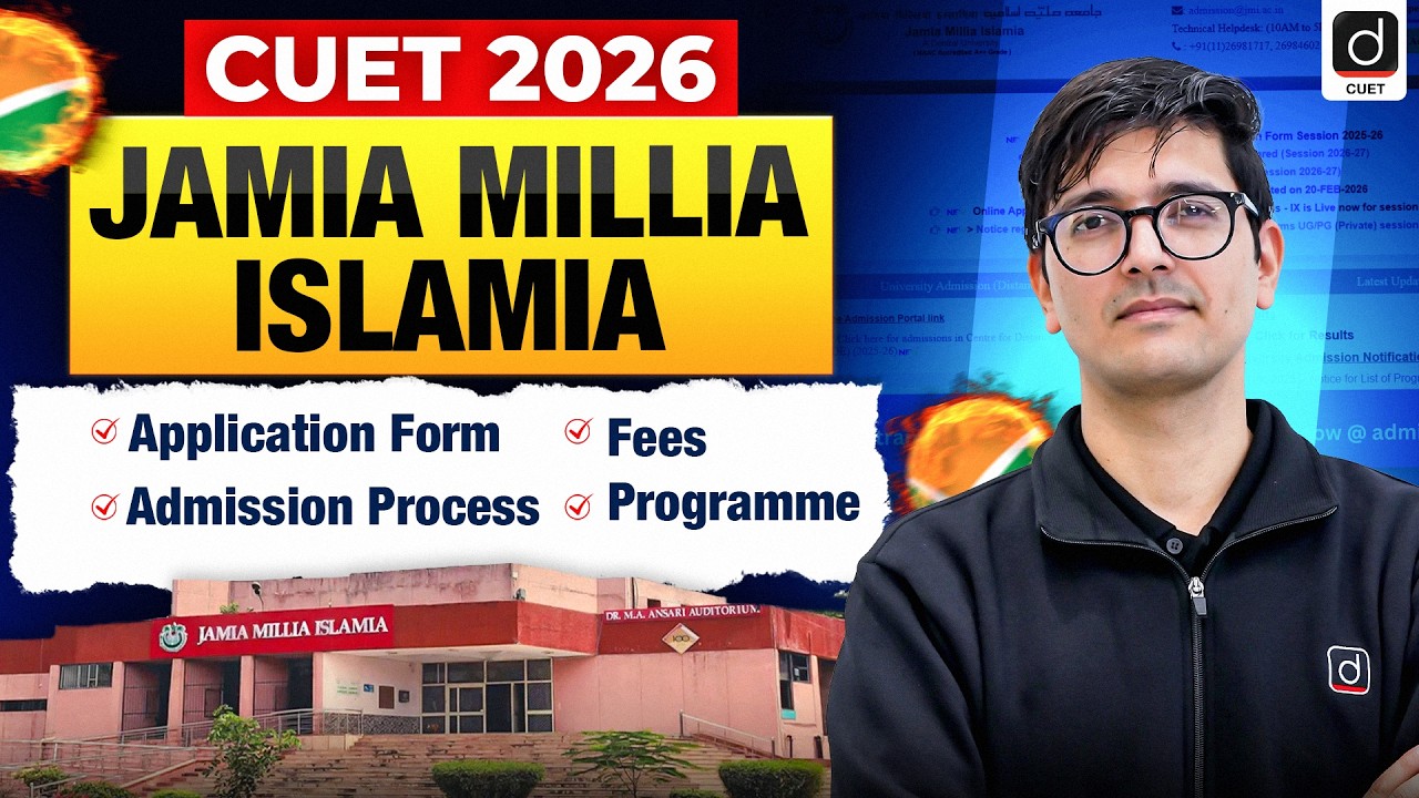 CUET 2026 🎓 | JMI (Jamia Millia Islamia) Complete Guide | Courses, Fees, Placements & Admission