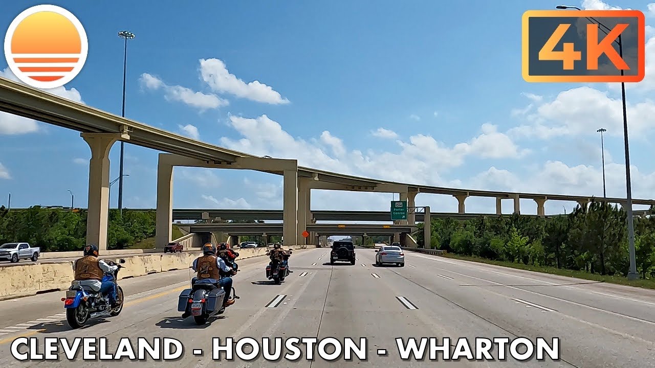 Cleveland, Texas to Wharton, Texas on I59! Drive with me through Houston, Texas!