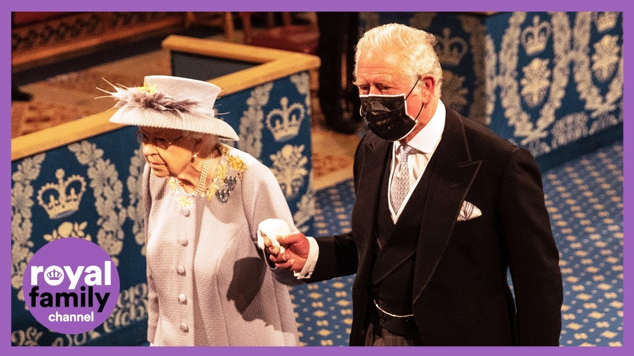Queen, Prince Charles and Camilla Depart Westminster After State Opening of Parliament
