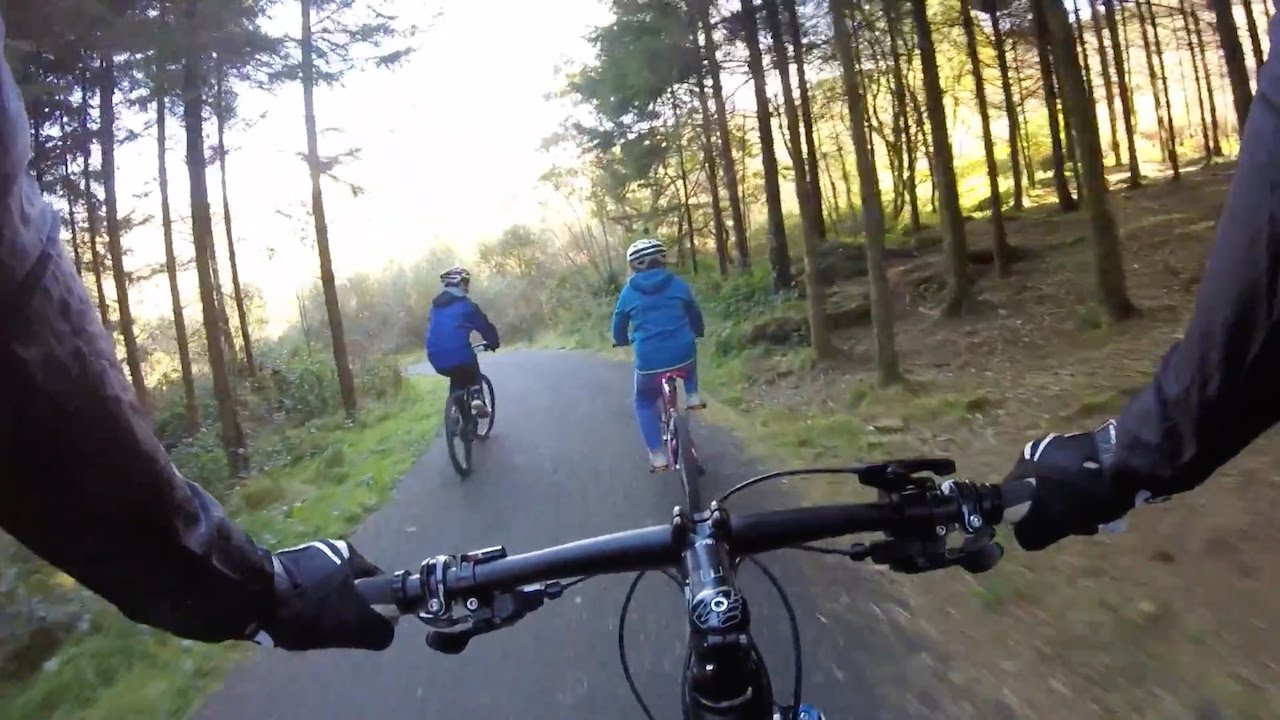 Mountain biking at Afan Forest with the family