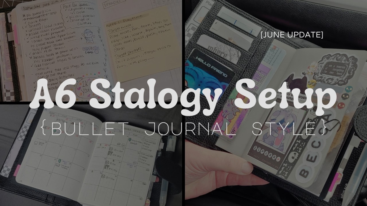 Настройка ежедневника A6 Stalogy в стиле bullet journal