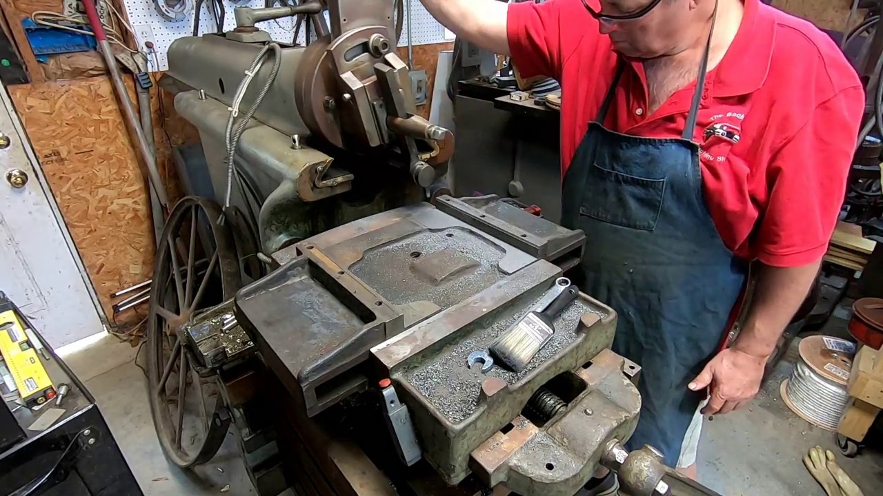 Shaper Restoration #7A Machining The John Doe Cross Feed With The G&E Shaper