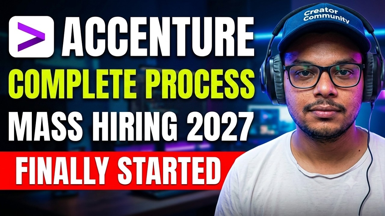 Finally Accenture Mass Hiring 2027 | Accenture Hiring Process, Assessment Details | How to Prepare