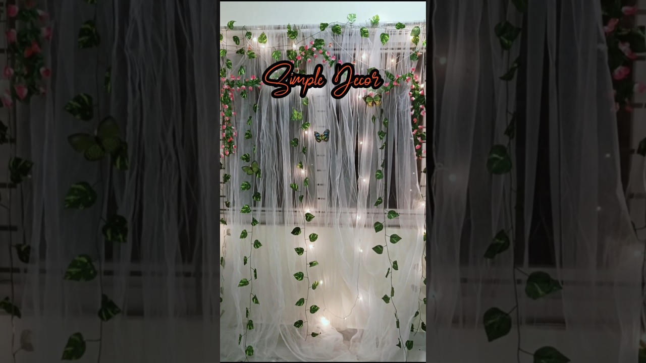 Simple Decor Ideas #decoration #windowdecor #diy #artandcraft #thecutetreasure #simpledecoration