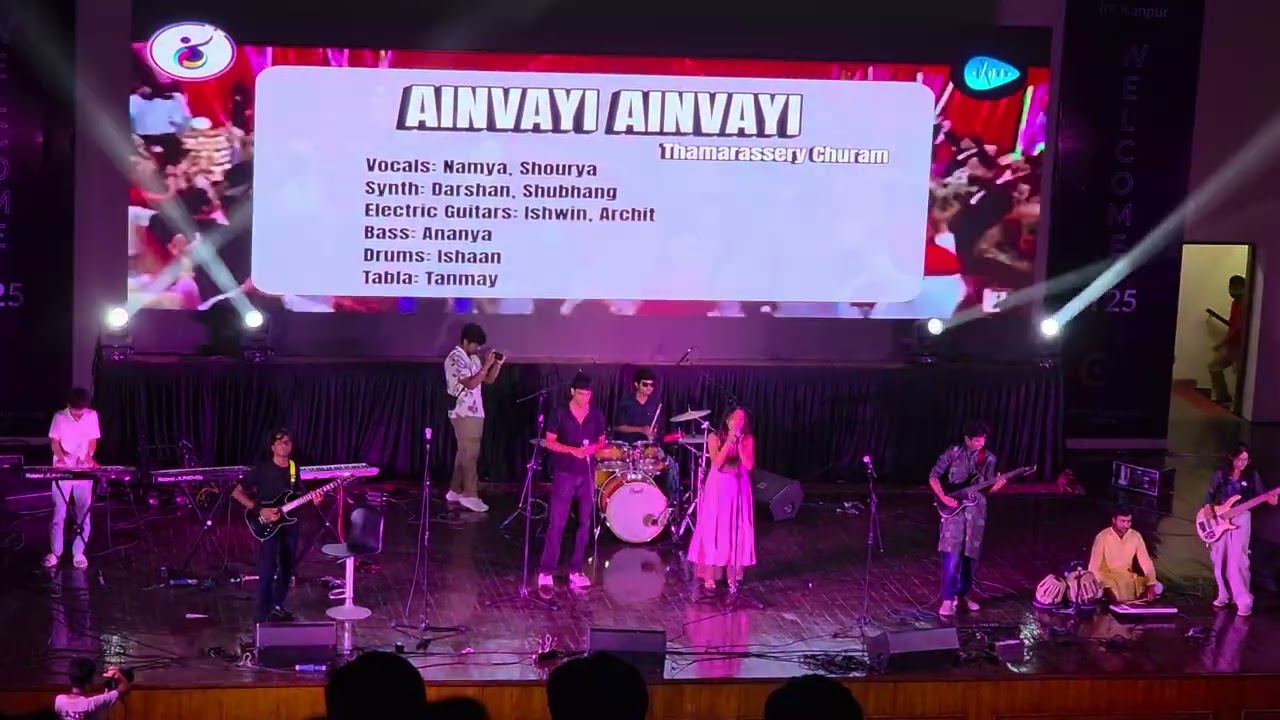IIT Kanpur Y25 Orientation || MClub || Aivayi Aivayi song performance