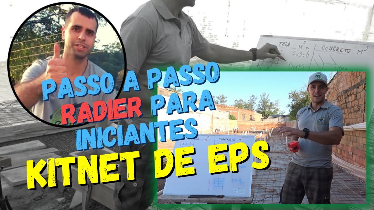 HOMECO - ECO / RADIER: passo a passo para INICIANTES. #kitnet  #eps