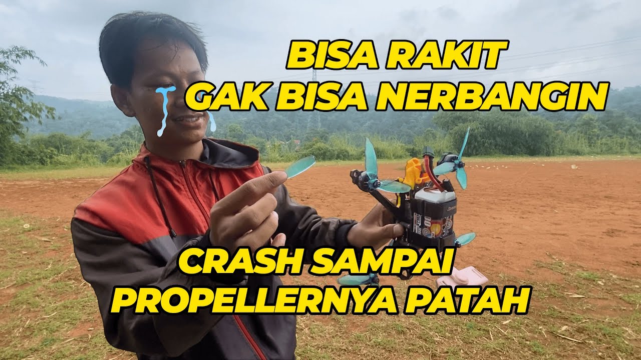 Tes Terbang Drone Rakitan Pemula