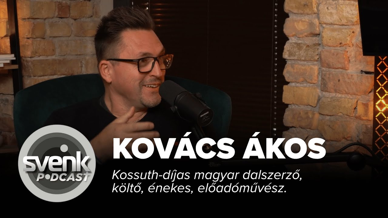 SVENK Podcast – Kovács Ákos: október 16-tól moziban az Ember maradj! Az Ákos-sztori. Eddig.