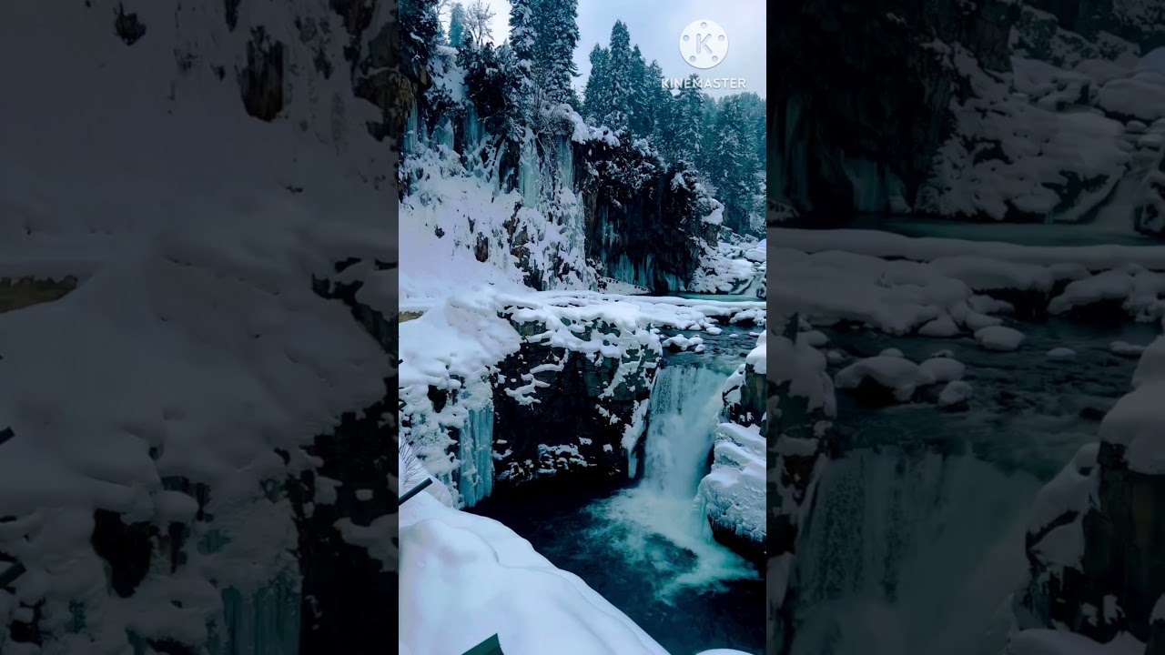 Aharbal Waterfall Kashmir 😱😱🔥#shorts #aharbalwaterfall