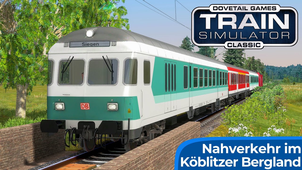 Karlsruher Steuerwagen im Köblitzer Bergland | TRAIN SIMULATOR CLASSIC | DB Regio – Nahverkehr