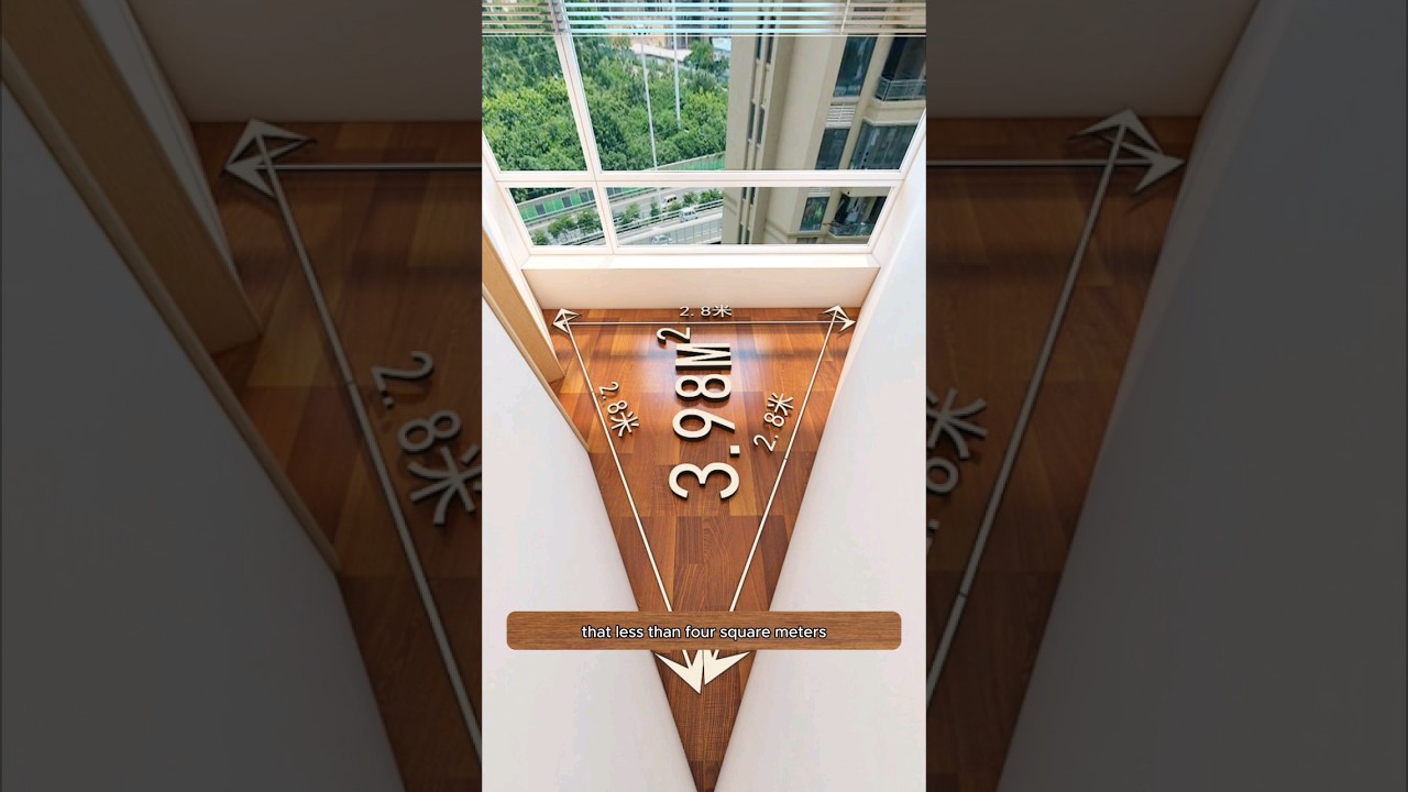 Design the Triangular Corner House in New York! #shorts #interiordesign #housedesign