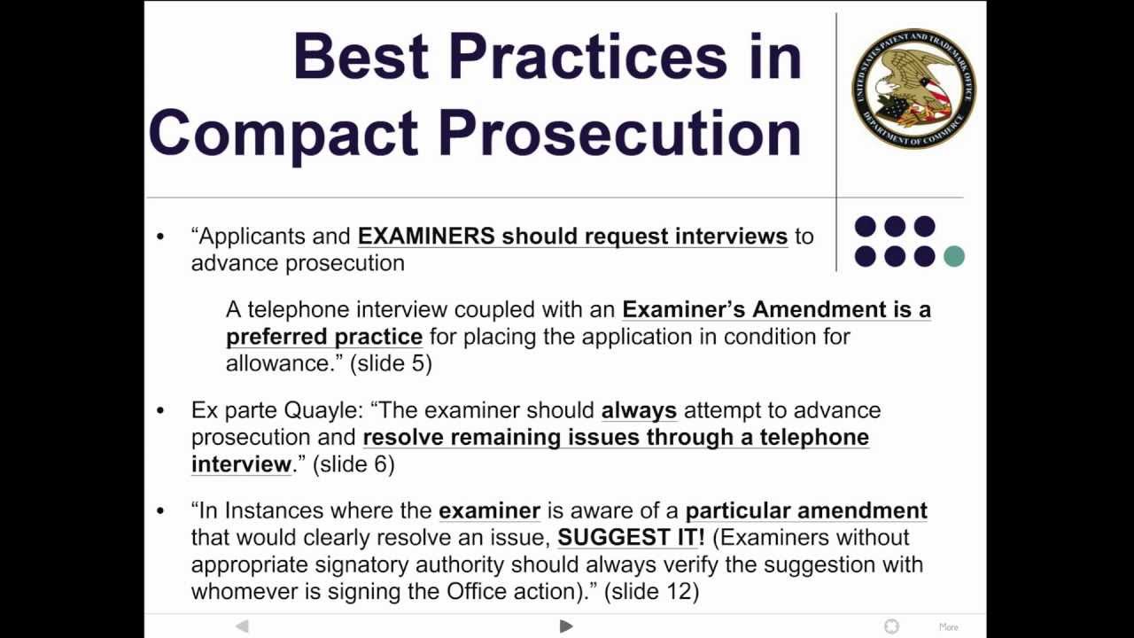 Patent Examiner Interviews - Part One: Motivation, History and Training HD