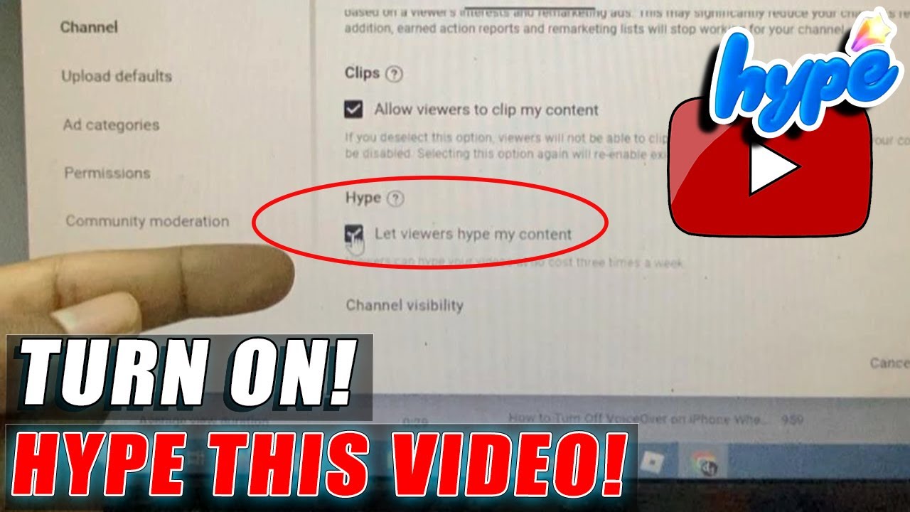 Jak włączyć opcję &bdquo;hype this video&rdquo; na YouTube?