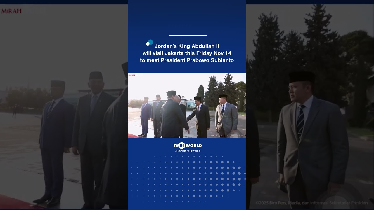 Jordan President Visit Indonesia