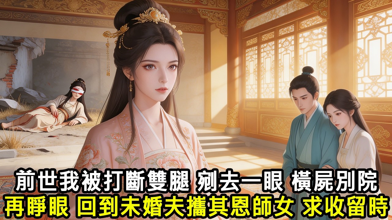 【重生爽文】前世被打斷雙腿，剜去一眼，橫屍別院，再睜眼，我重生回到未婚夫攜其恩師女求收留時...#小說 #重生 #爽文 #重生逆襲 #重生小說 #重生文 #復仇 #完結 #有聲小說 #有聲書 #古風