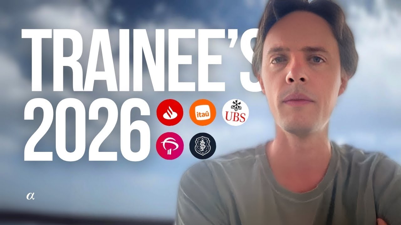 Mapa dos TRAINEE'S 2026