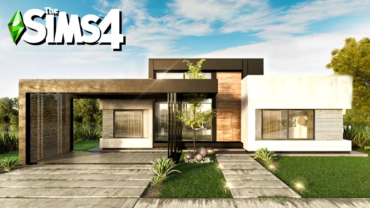 Desert Luxe Cliff Home for a Bitcoin Bro 🤑 ~ Curb Appeal Recreation: Sims 4 Speed Build (no CC)