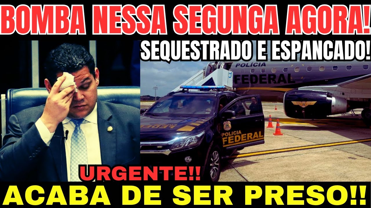 BOMBA AGORA! ACABA DE SER PRESO NO AEROPORTO! DAVI ALCOLUMBRE ENTRA EM DESESPERO! A CASA CAIU