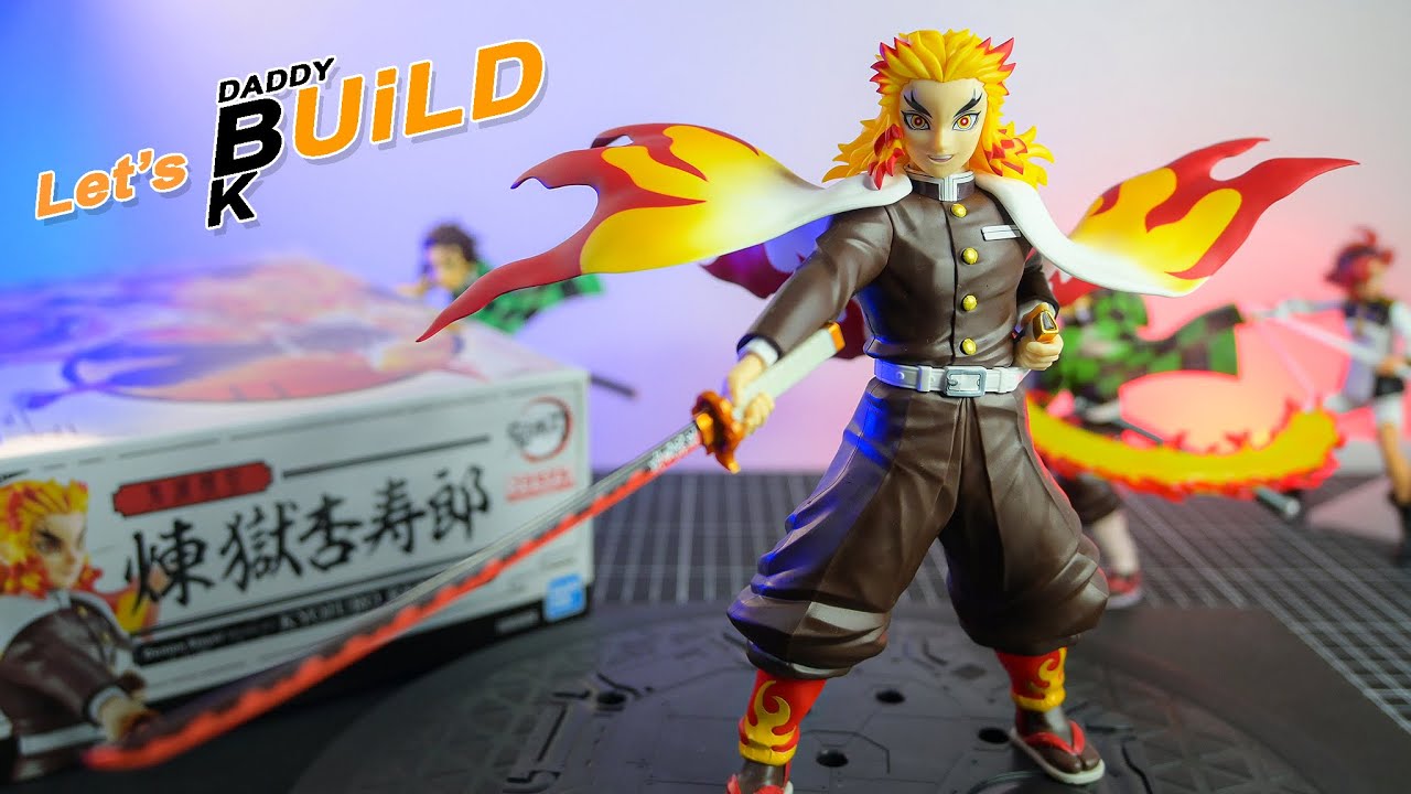 KYOJURO RENGOKU (Flame Breathing) Demon Slayer : Kimetsu no Yaiba Model Kit | ASMR Full Build Up