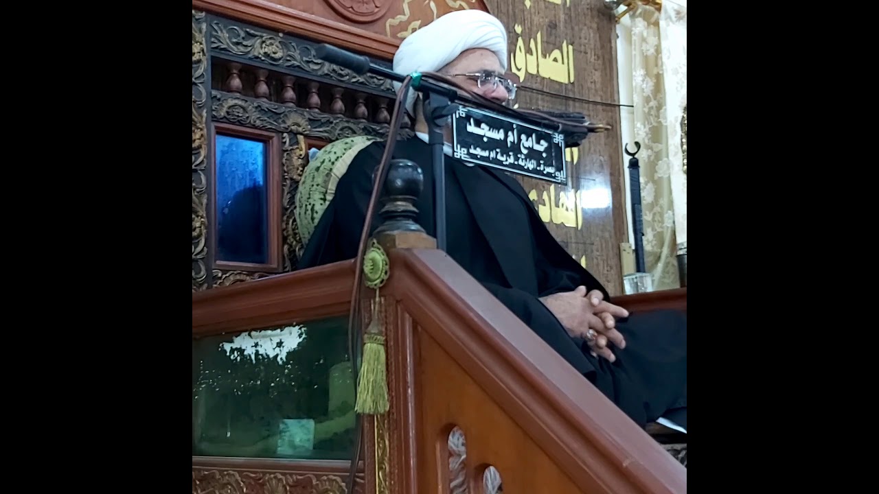 قصيدة گعد عباس وي زينب فرد ليلة الشيخ رضا الطويرجاوي البصرة الهارثة ١٤٤٢هج