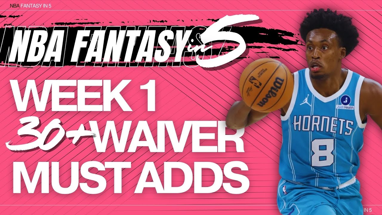 NBA FANTASY BASKETBALL | WEEK 1 WAIVER MUST-ADD PLAYERS | 30+ PLAYERS TO TARGET!