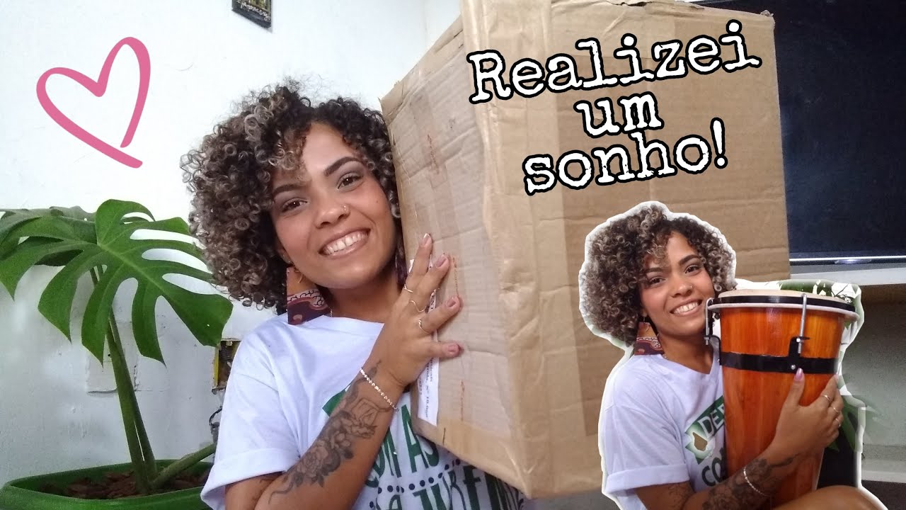 COMPREI UM ATABAQUE PELO MERCADO LIVRE