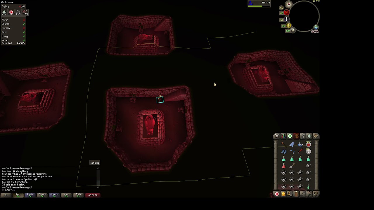 low level noob ironman does barrows in RuneLite HD