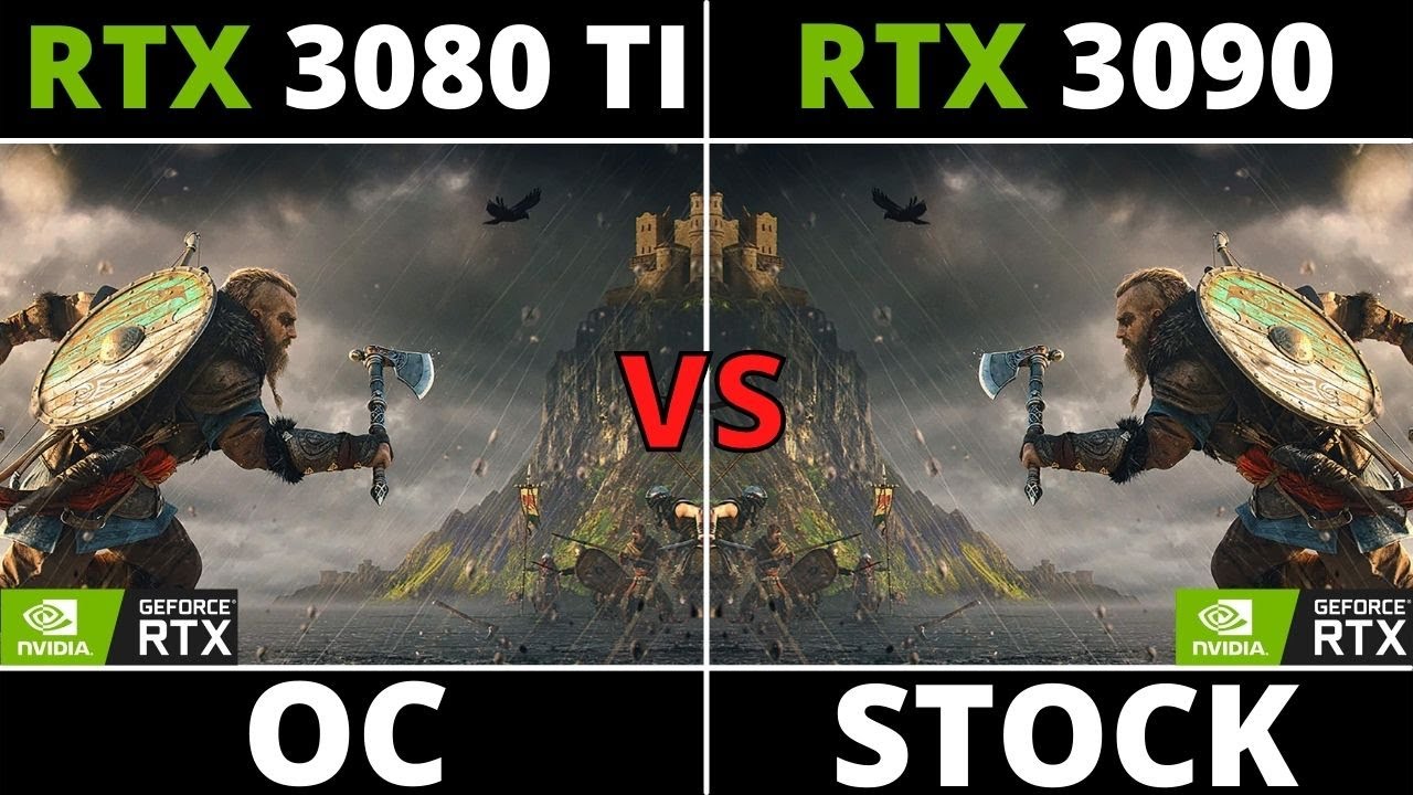 RTX 3080 TI OVERCLOCK VS RTX 3090 STOCK - TESTING 10 GAMES IN 4K