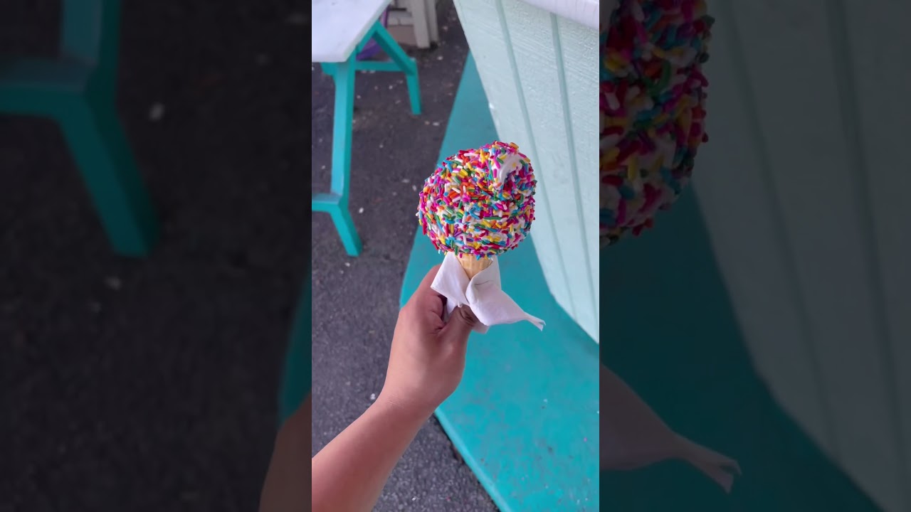 TWISTY WITH RAINBOW 🌈 SPRINKLES BEST ICECREAM🍦EVER😱!! #icecream #sprinkles #summer #snack #enjoy