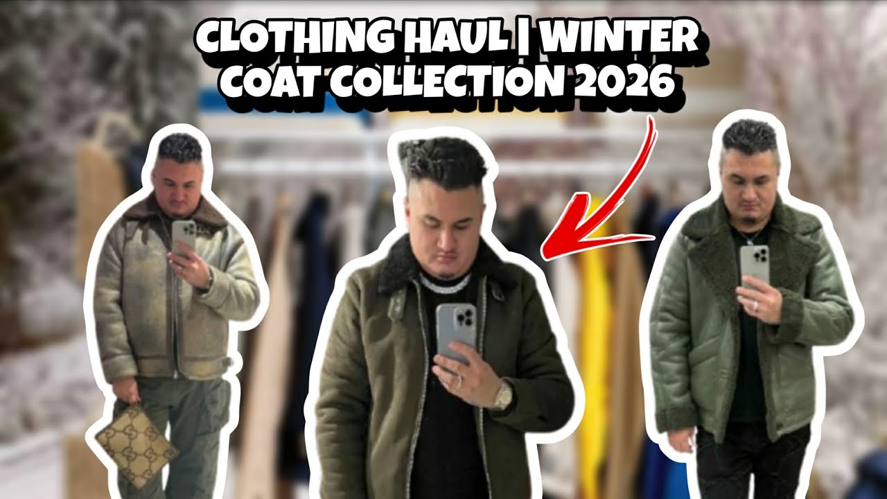 CLOTHING HAUL | WINTER COAT COLLECTION 2026 | CHRIS B 🧥❄️🤎