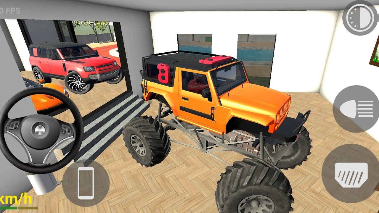 Indian bike driving 3d game me franklin ne apni Thar ko drive Kay hai game games 