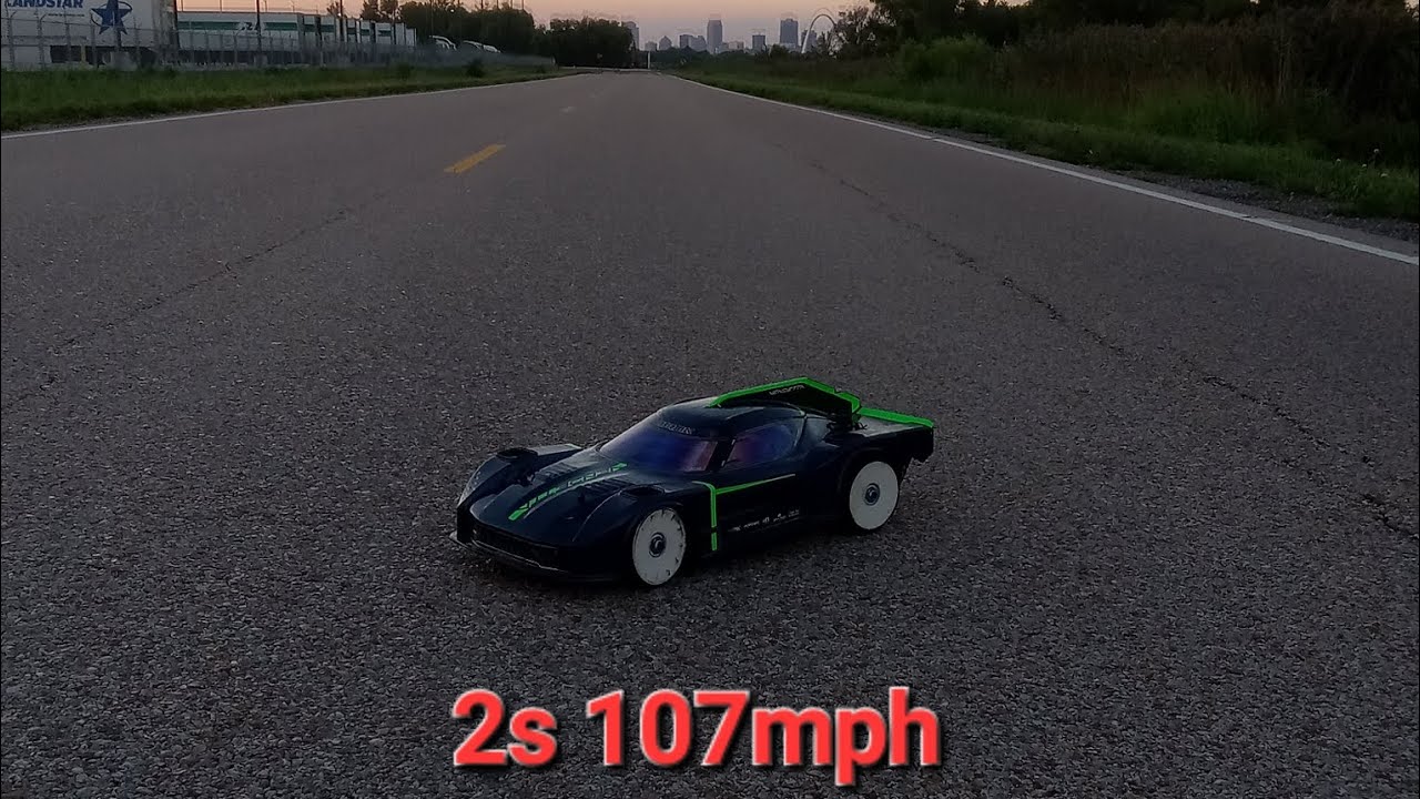 ARRMA VENDETTA 2S 107MPH #speedrun #castlecreations #arrmarc #WORLDSFASTESTRC