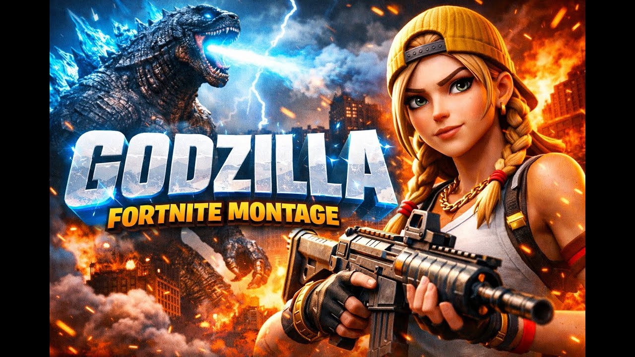 Godzilla 🦍 (Fortnite Montage)