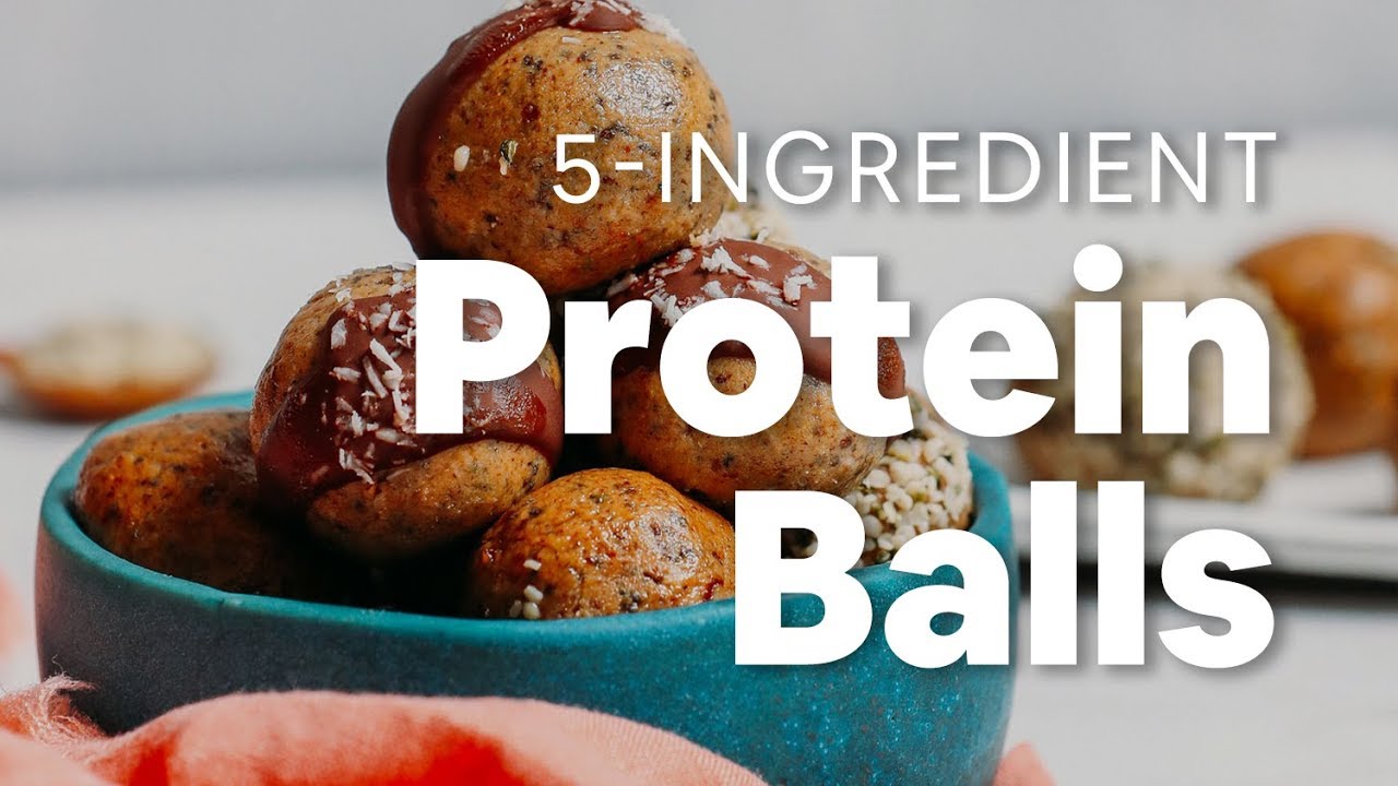 5-Ingredient Protein Balls (Low Sugar, Grain-Free) | Minimalist Baker Recipes