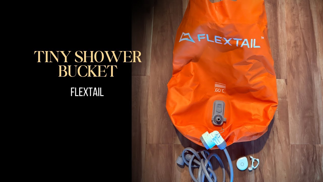 Flextail Tiny Shower Bucket Unboxing & First Impressions | Portable Shower for Camping & Travel