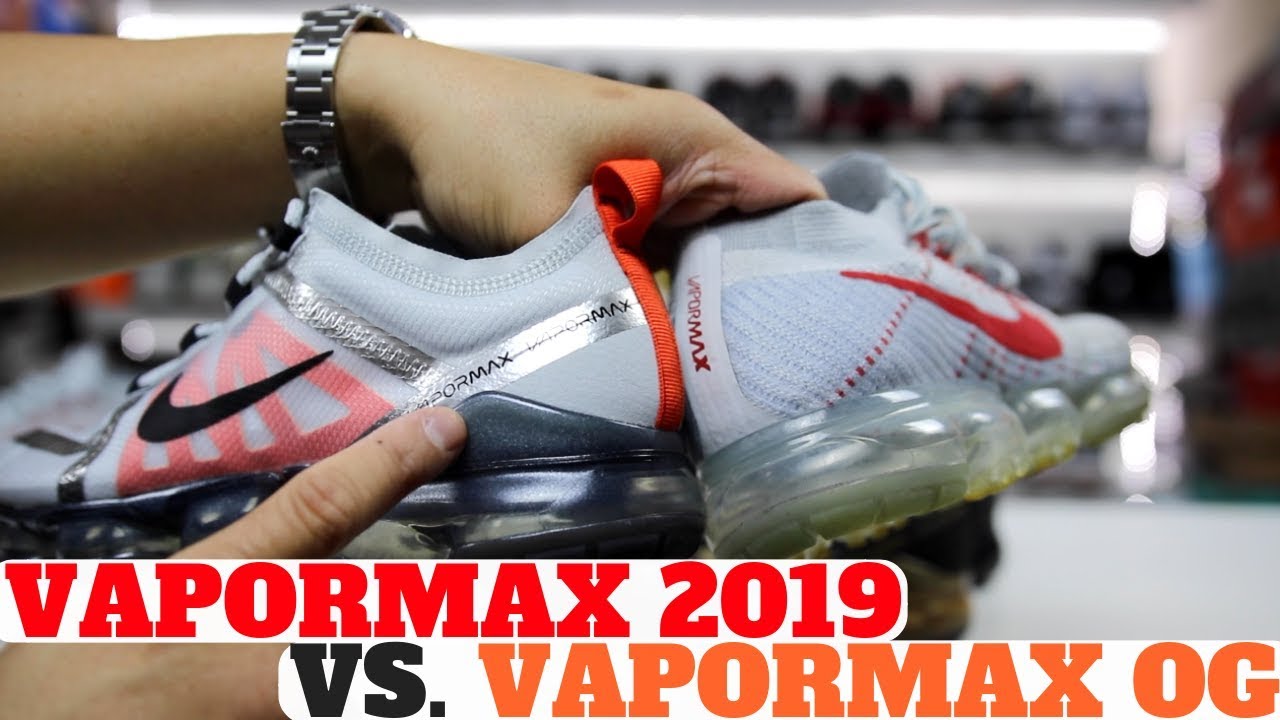 Nike AIR VAPORMAX 2019 vs AIR VAPORMAX OG Comparison Review!