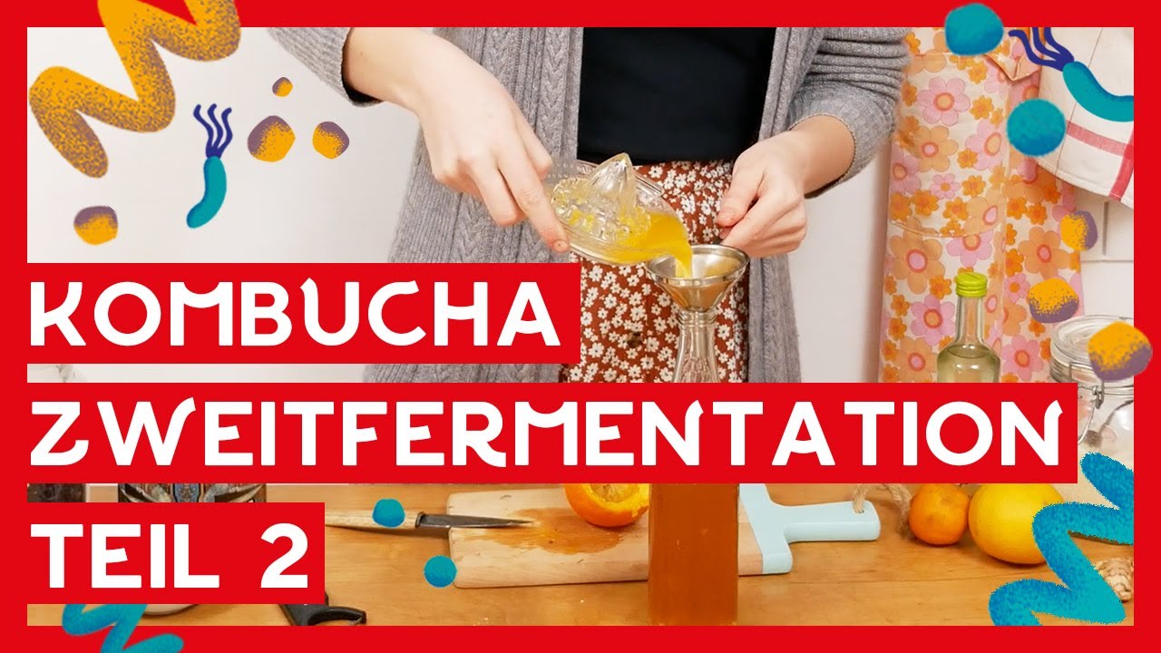 Kombucha Zweitfermentation TEIL2 I leckere Aromen I Himbeer-Minze, Zitronengras-Ingwer