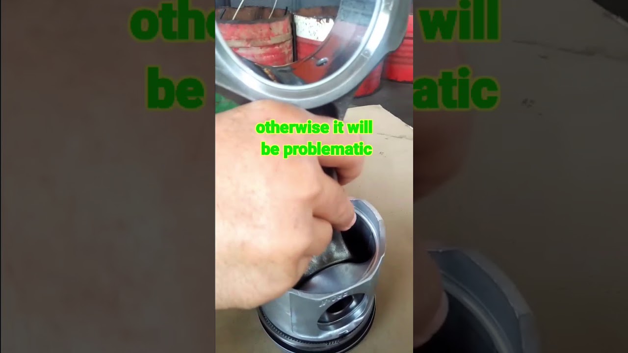 Tutorial (tata cara)  pemasangan Stang Piston/Connecting Rod /cek Pen Piston.