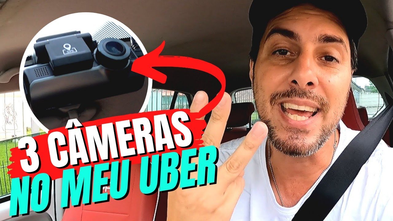 Melhor Câmera Veicular para Uber: Azdome M550 tripla Full HD