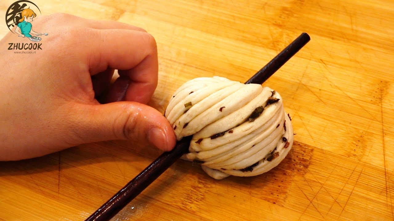 Steamed Scallion Buns-Hua Juan
