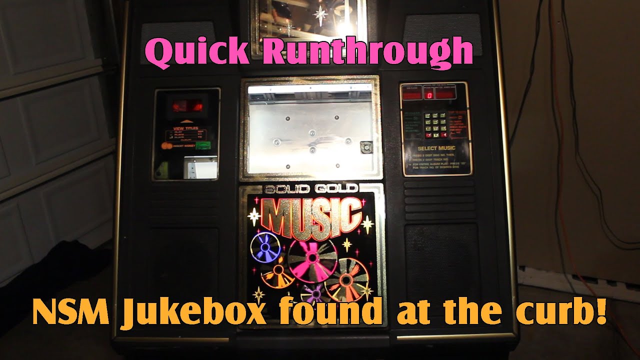 I found a working BAR Jukebox at the curb! (NSM) made in Germany.