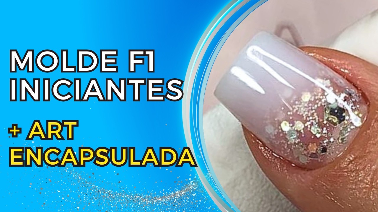 Alongamento de unha com Molde F1 | Art encapsulada