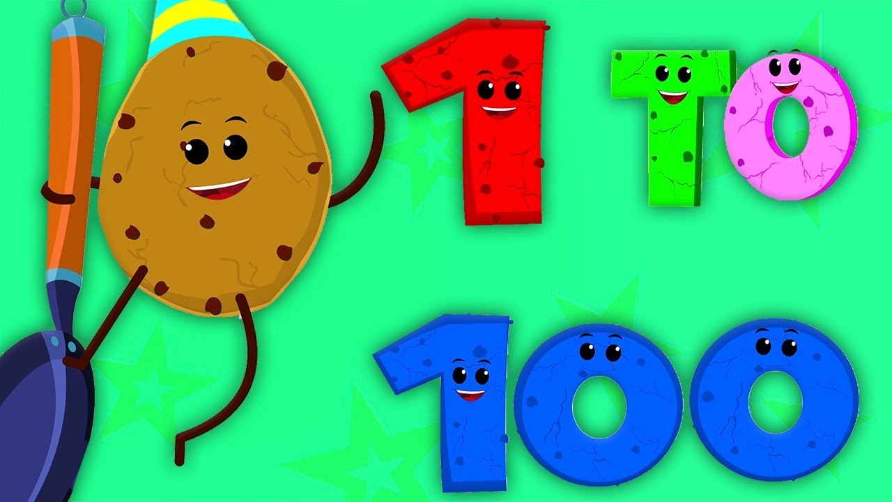 nomor lagu 1 hingga 100 | pembelajaran nomor | Numbers Song 1 to 100 |  Oh My Genius Indonesia