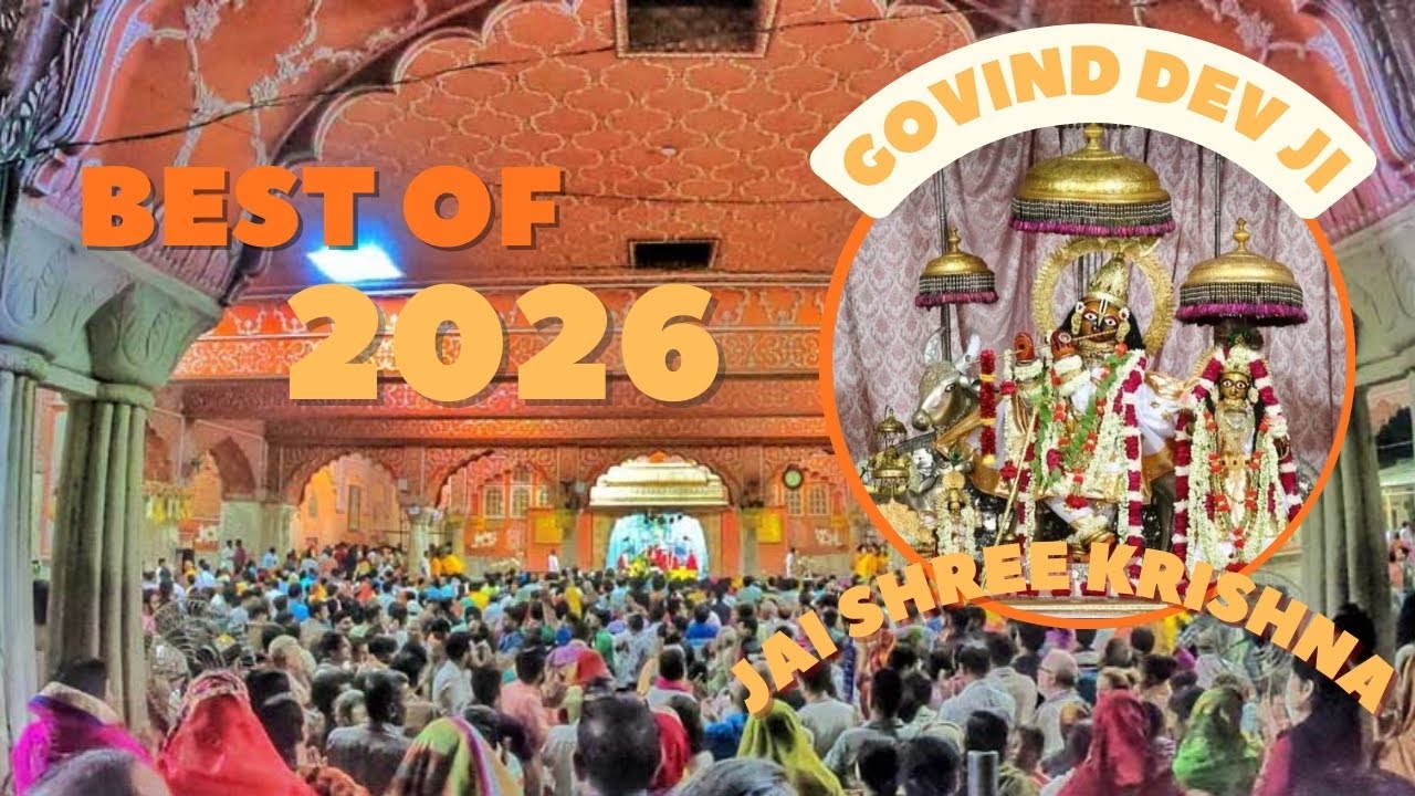 Exploring Govind Dev Ji Temple: A Jaipur Morning Darshan Vlog | Jai Shree Krishna 