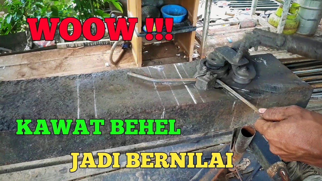 PELUANG USAHA ✔ Tekuk Besi Behel Jadi Teralis Wajik Keris #108
