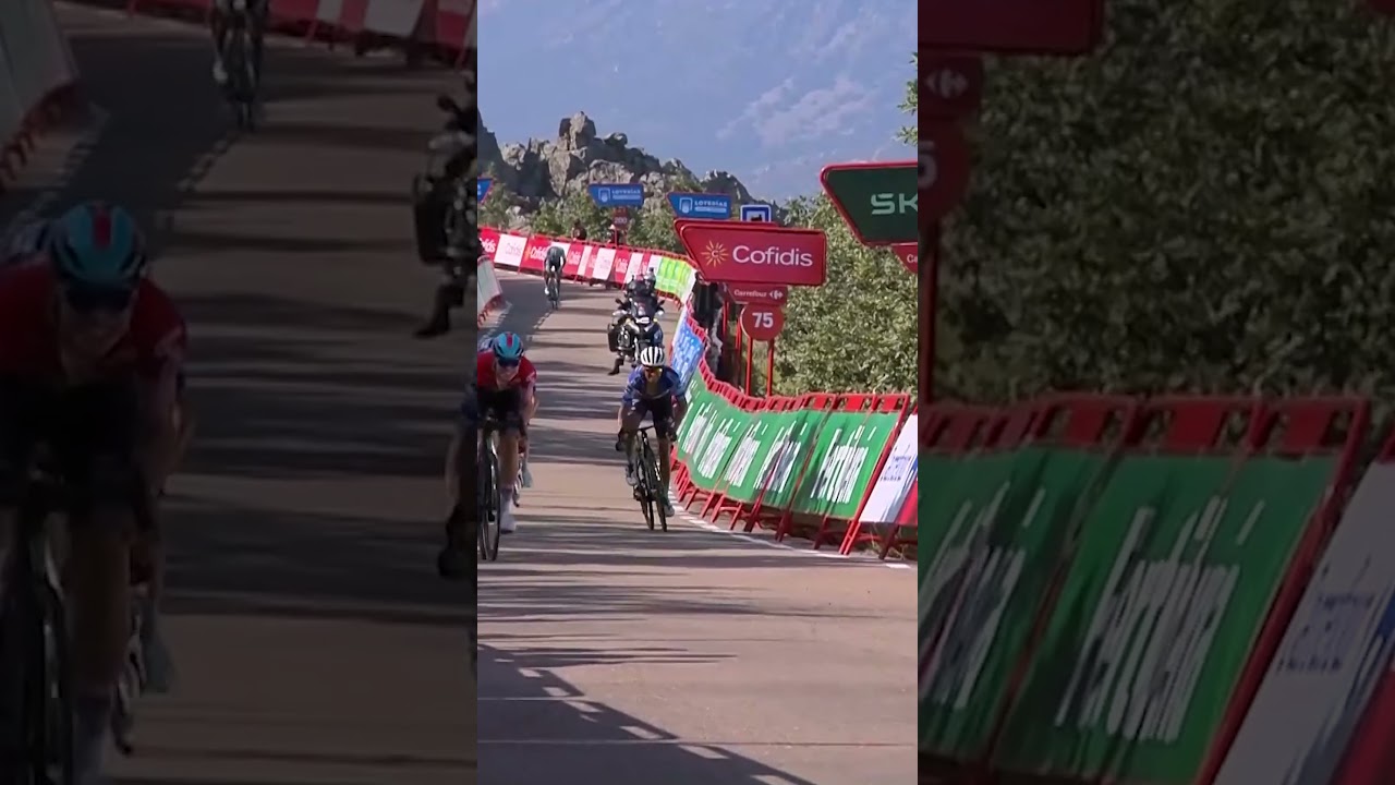 An incredible finish on Stage 4 of the 2024 La Vuelta Ciclista a Espa&ntilde;a #lavuelta24 #vueltaespa&ntilde;a